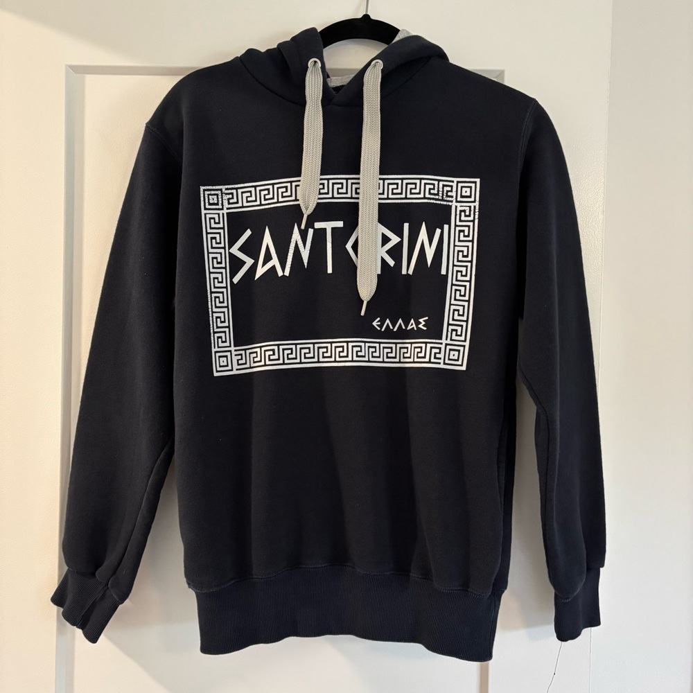 Santorini Size Small Black Sweatshirt